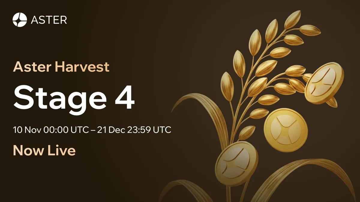 Aster DEX startet die 4. Stufe des Harvest-Programms