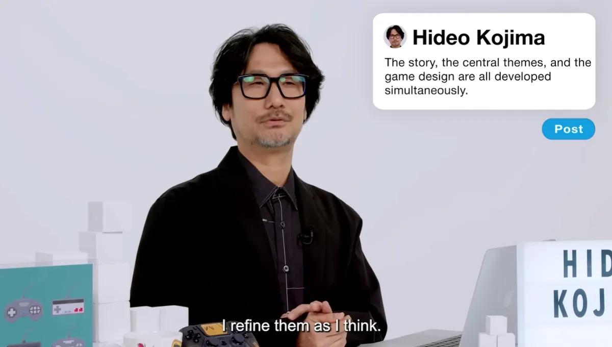 Kojima dreht die Kamera auf sich selbst und überdenkt seine kreativen Regeln