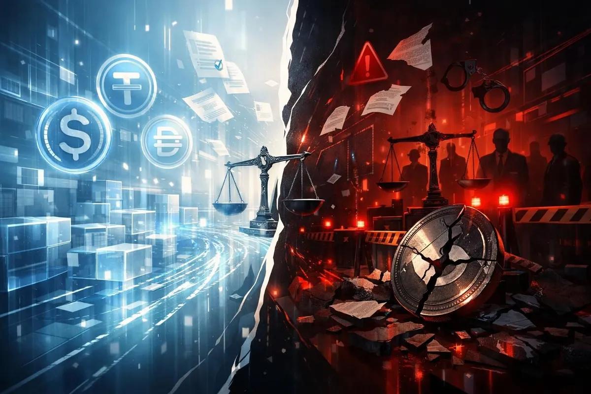 Starker Kontrast in der Verwendung von Stablecoins