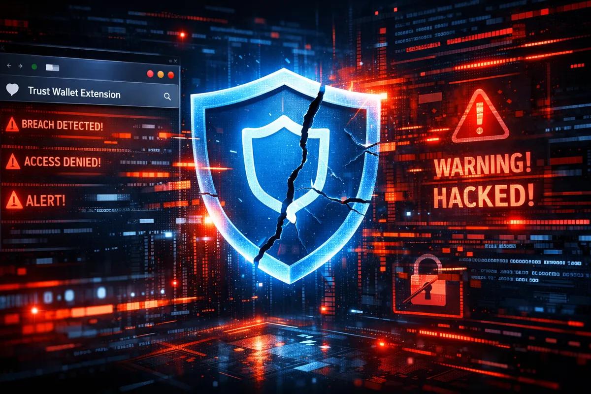 Möglicher Hack der Trust Wallet-Browsererweiterung: Millionenbeträge von Nutzern gestohlen