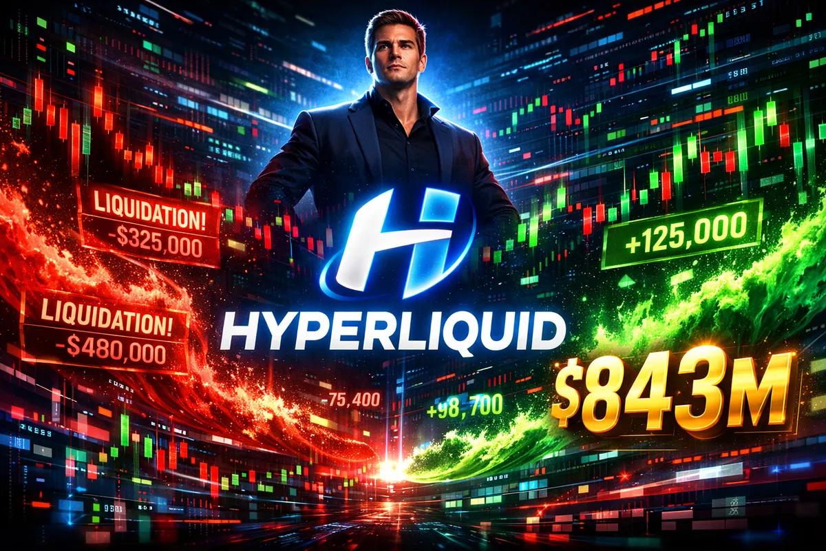 James Wynn katapultierte Hyperliquid an die Spitze: Wie der Hype um Liquidationen der Plattform bis 2025 843 Millionen Dollar einbrachte