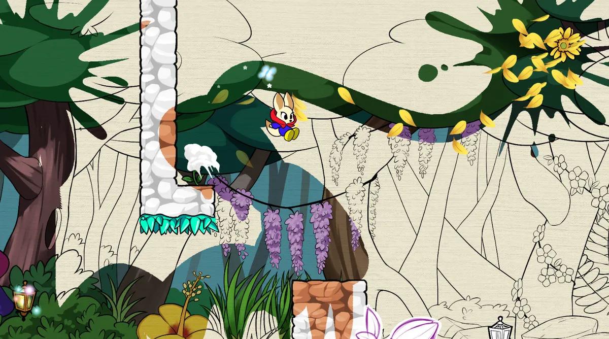 Pigment bringt einen komplett kostenlosen Plattformer ohne Monetarisierung auf Steam.