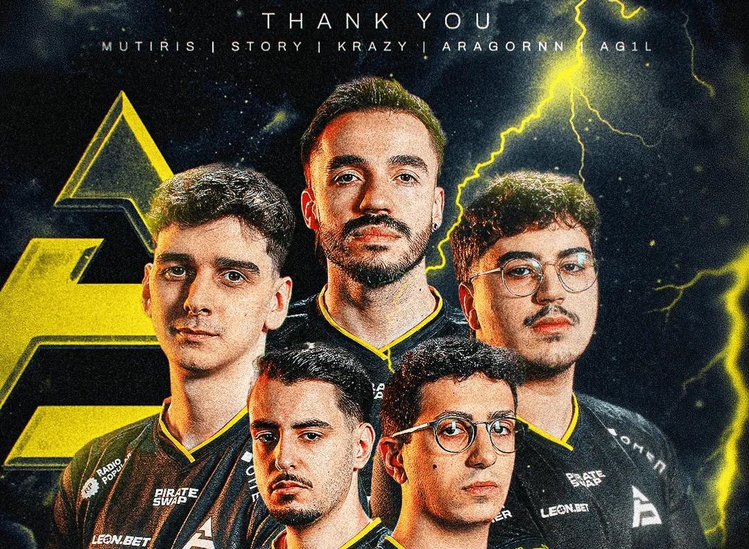 SAW verkaufen ihre CS2-Mannschaft: MUTiRiS, aragornN und krazy schließen sich BC.Game Esports an