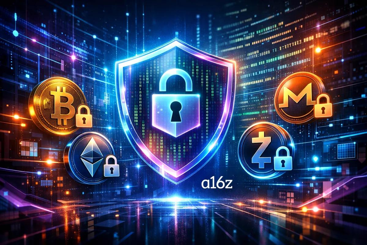 Datenschutz als Haupttrend bei Kryptowährungen im Jahr 2026: Vorhersagen von Andreessen Horowitz und aktuelle Entwicklungen