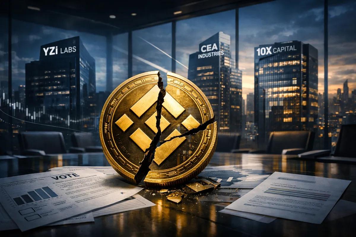 YZi Labs eskaliert den Kampf mit CEA Industries und 10X Capital wegen BNB Treasury Pivot und Governance-Bedenken