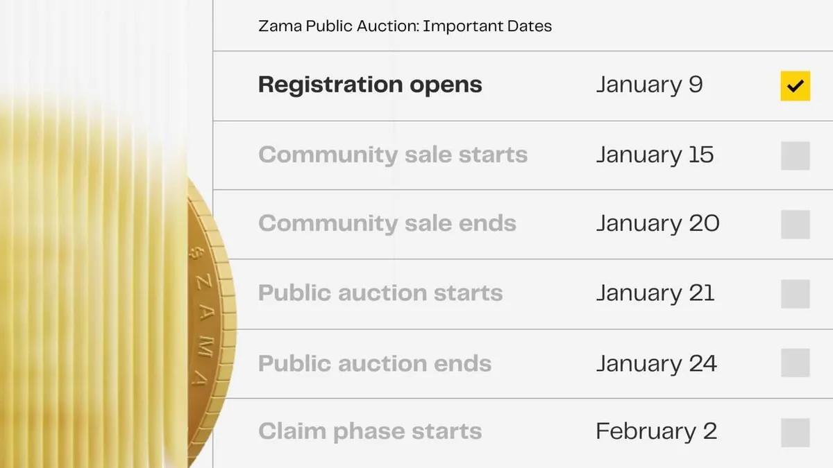 Zama Protocol startet die Registrierung für den Tokenverkauf
