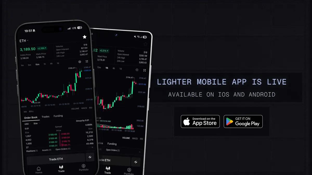 Lighter lanciert mobile App für iOS und Android