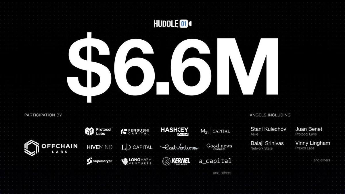 Huddle01 sammelt 6,6 Millionen Dollar von führenden Investoren und startet $HUDL ICO
