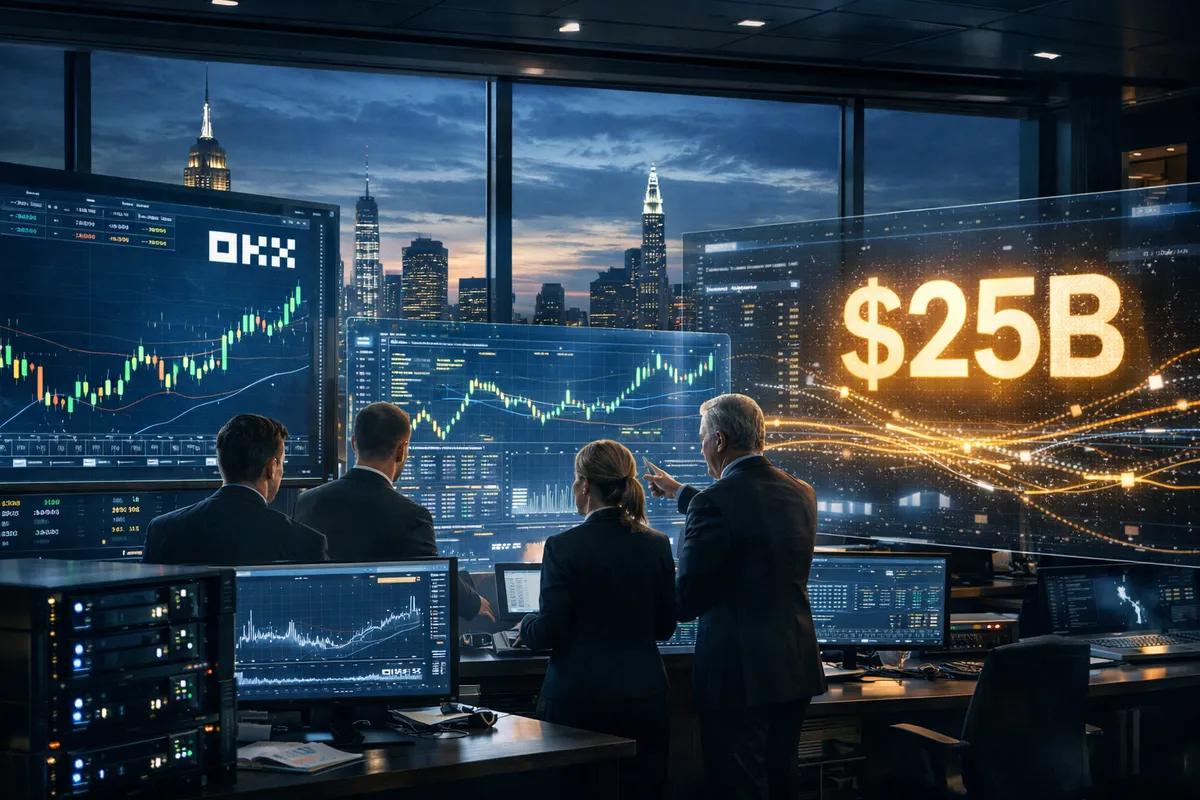 ICE investiert in OKX und bewertet das Unternehmen mit 25 Milliarden Dollar