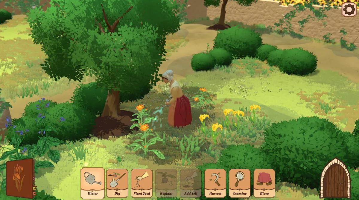 Gemütliches Gartenspiel Der Garten der Äbtissin kombiniert echte Botanik mit einem Spionagegrundstück aus dem 17.