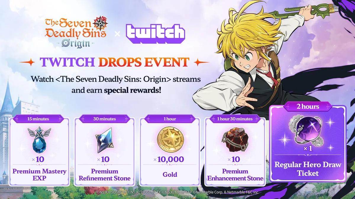 Netmarble kündigt Twitch-Drops-Event für The Seven Deadly Sins an: Herkunft