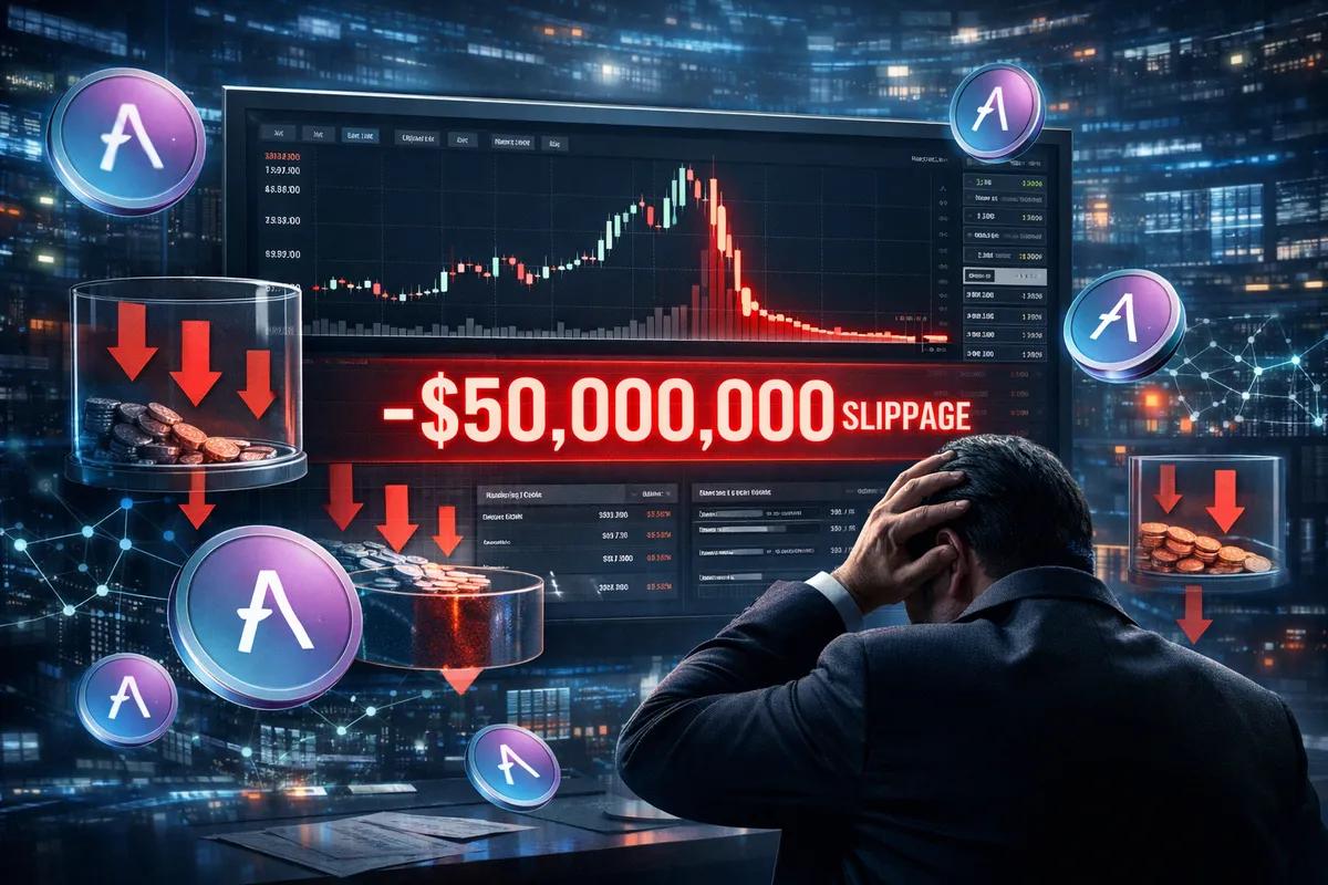 Minus $50M auf einen Klick: Whale verliert ein Vermögen beim Kauf von $AAVE aufgrund extremer Kursverluste