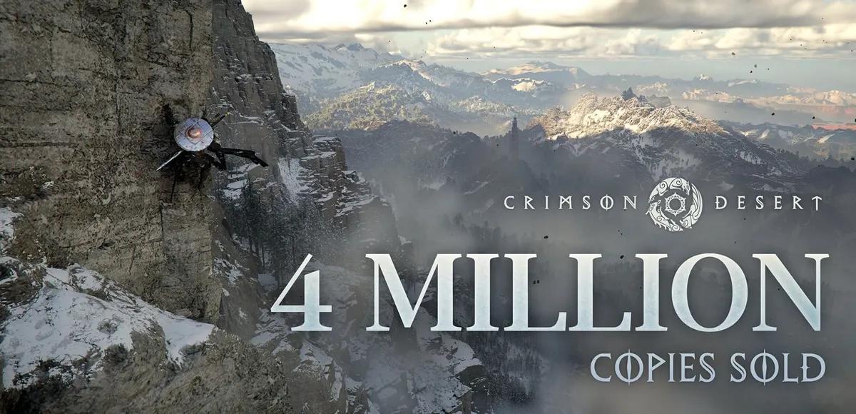 Pearl Abyss gibt bekannt, dass sich Crimson Desert 4 Millionen Mal verkauft hat.