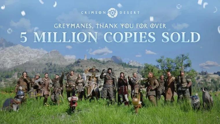 Crimson Desert übertrifft 5 Millionen Verkäufe - neuer kommerzieller Meilenstein für das Action-RPG