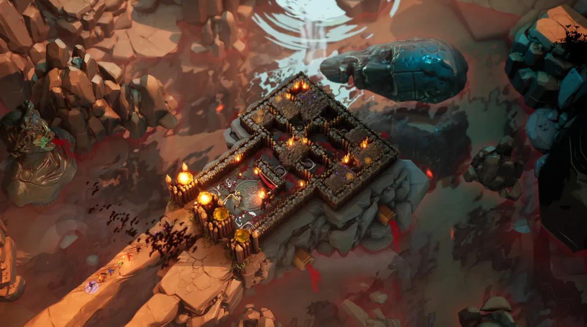 Minos Review - Eine mythologische Roguelite Tower Defense, die den Abstieg wert ist