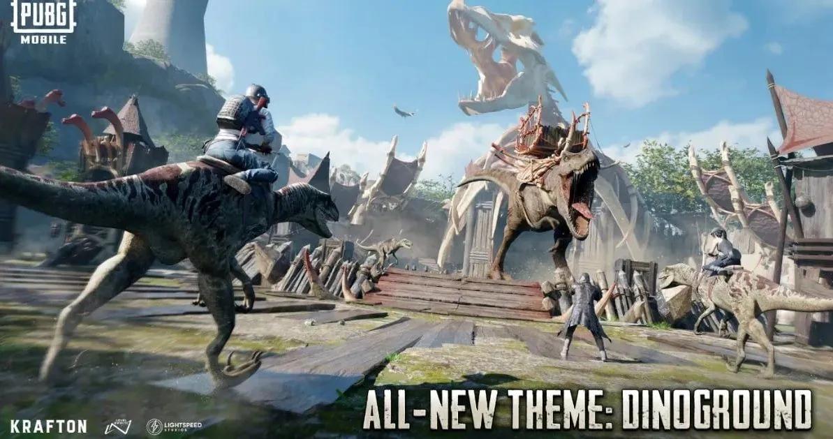 PUBG Mobile 4.4 - Dinoground-Modus kehrt mit reitbaren Dinosauriern zurück