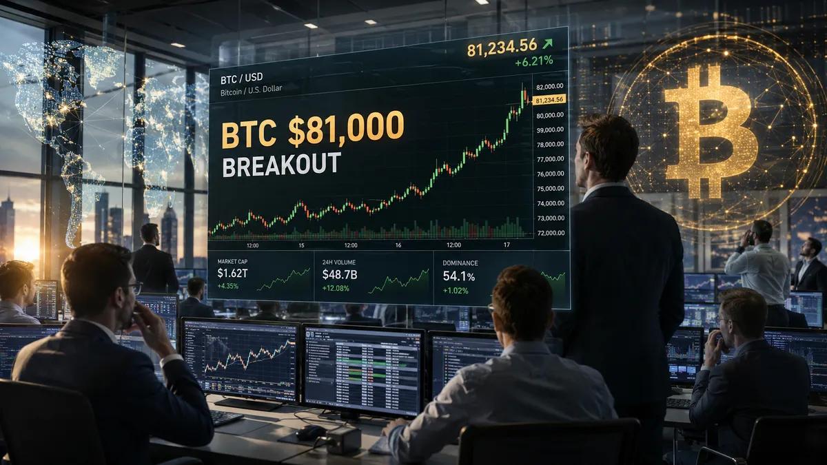 Kryptomarkt im Mai 2026: Bitcoin durchbricht 81.000 Dollar