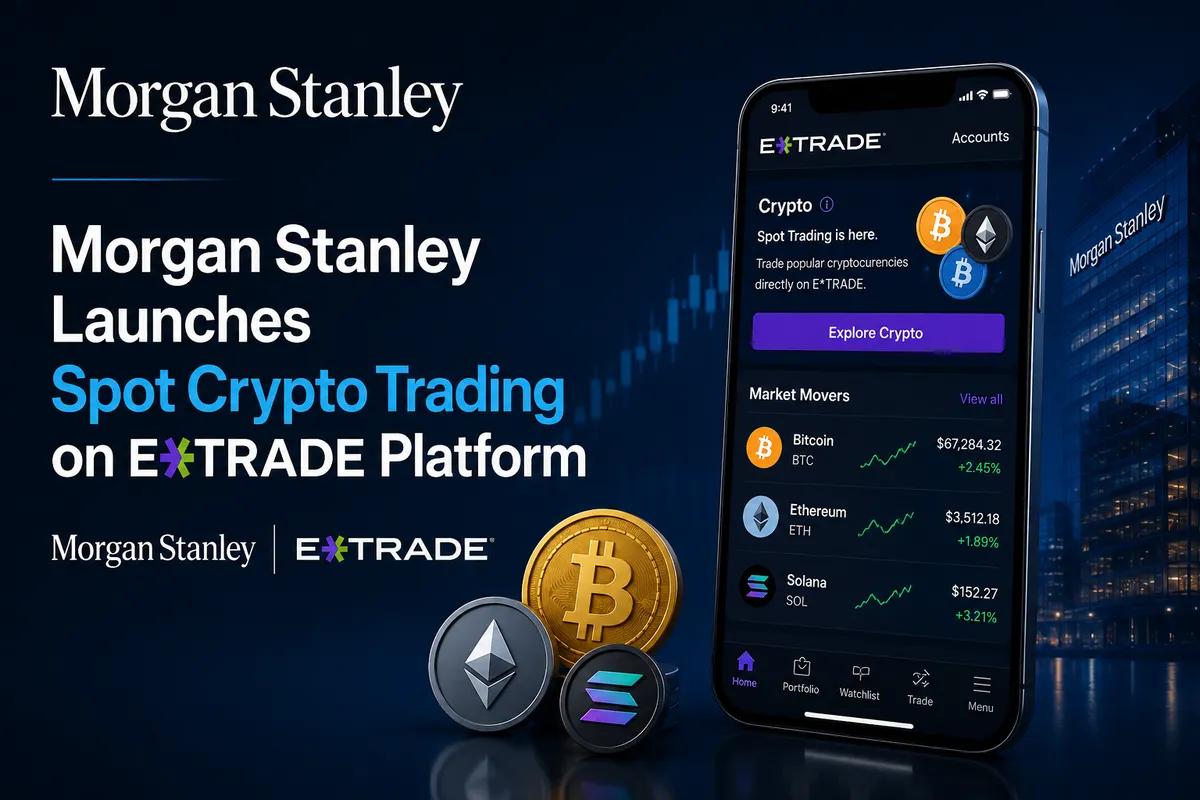 Morgan Stanley startet den Krypto-Spot-Handel auf der E*Trade-Plattform