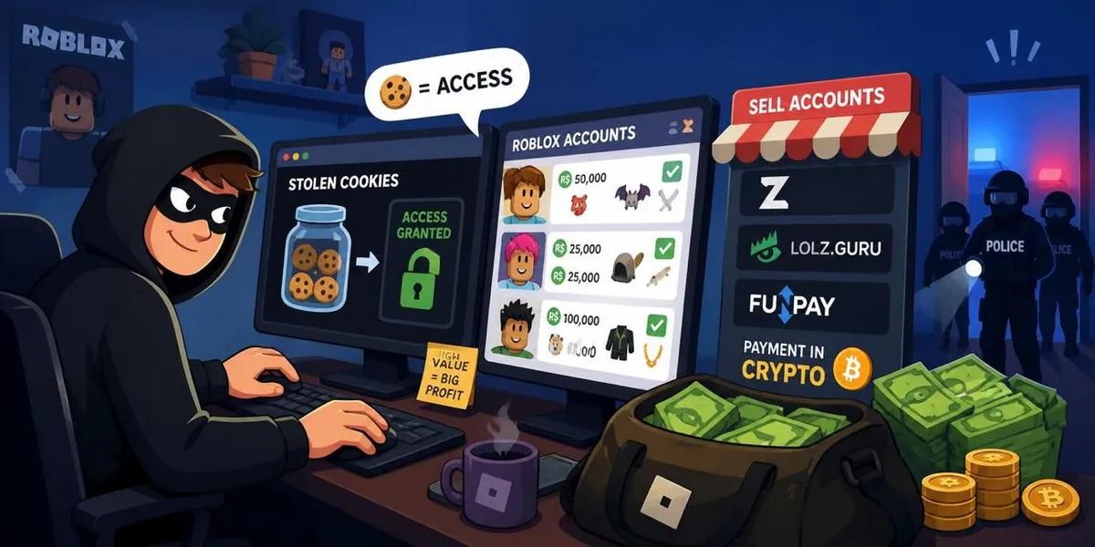 Ukrainische Hacker stahlen über 600.000 Roblox-Konten und verdienten fast 250.000 Dollar durch Krypto-Verkäufe