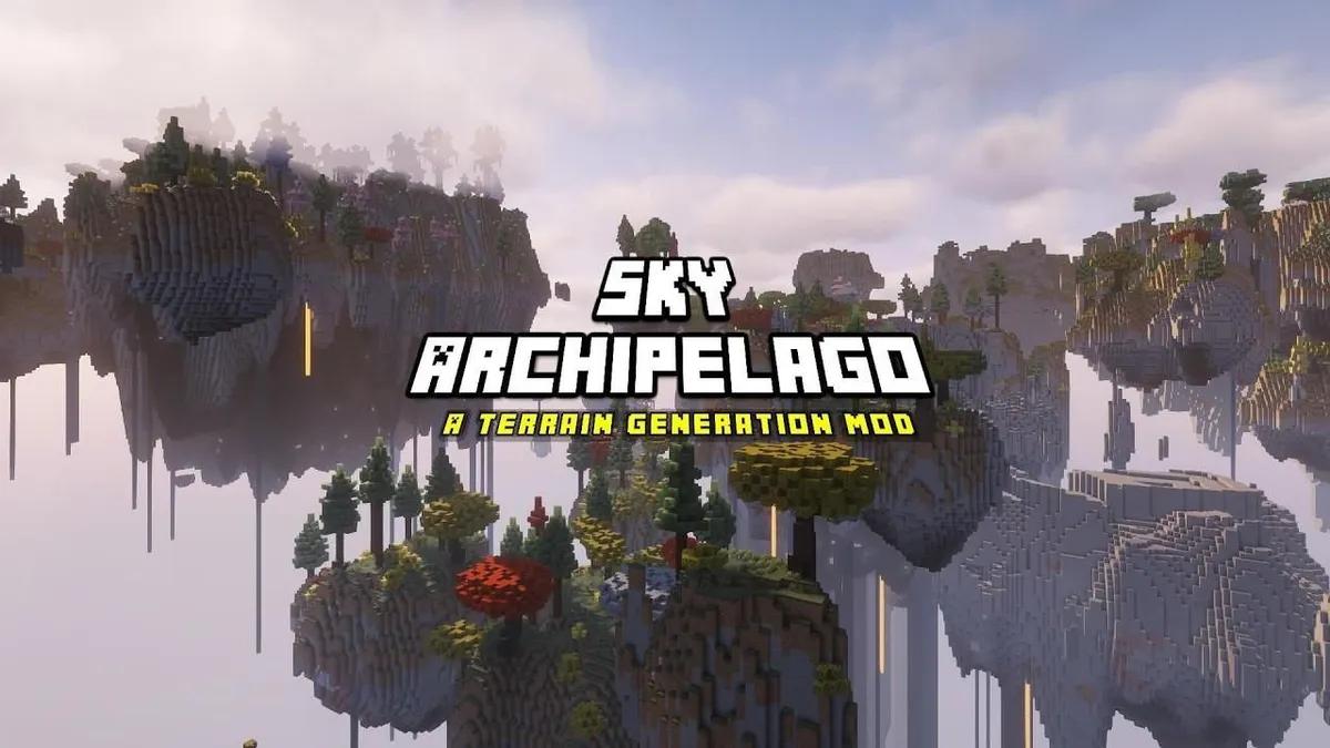 Minecraft bekommt mit der Sky Archipelago Mod eine riesige schwimmende Inselwelt 