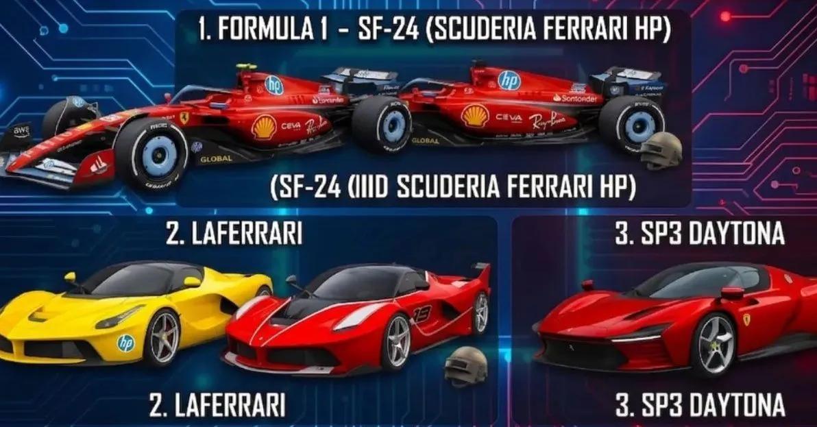 PUBG Mobile kündigt Zusammenarbeit mit Ferrari an