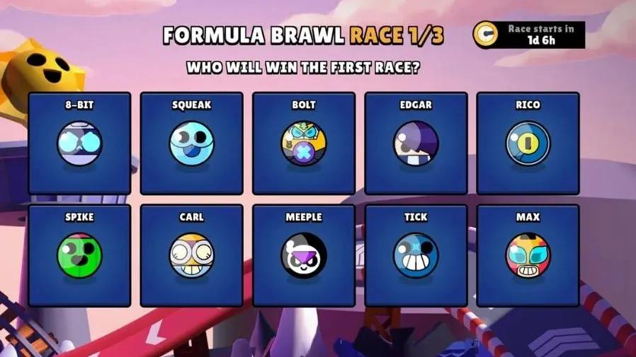 Brawl Stars startet Formula Brawl Event vor der Ankunft von Bolt