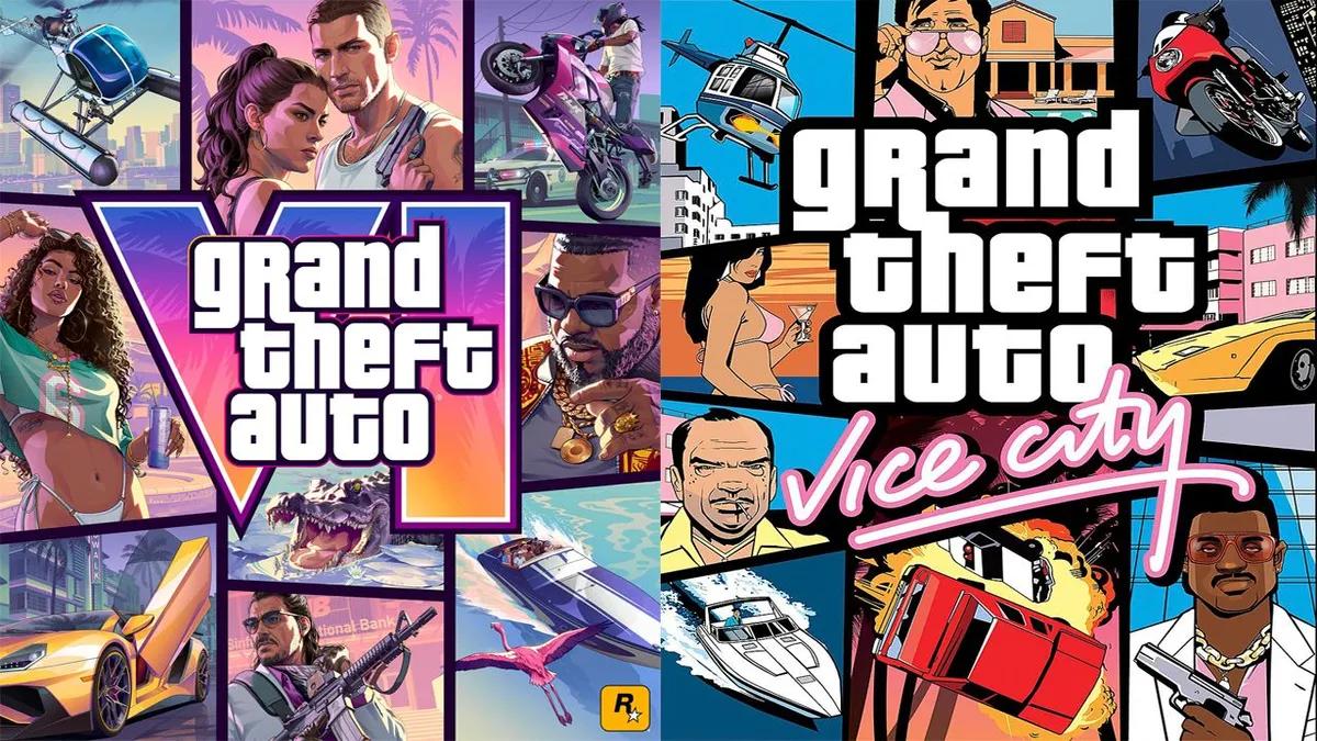 Fans bemerken Ähnlichkeiten zwischen den Covern von GTA 6 und GTA: Vice City