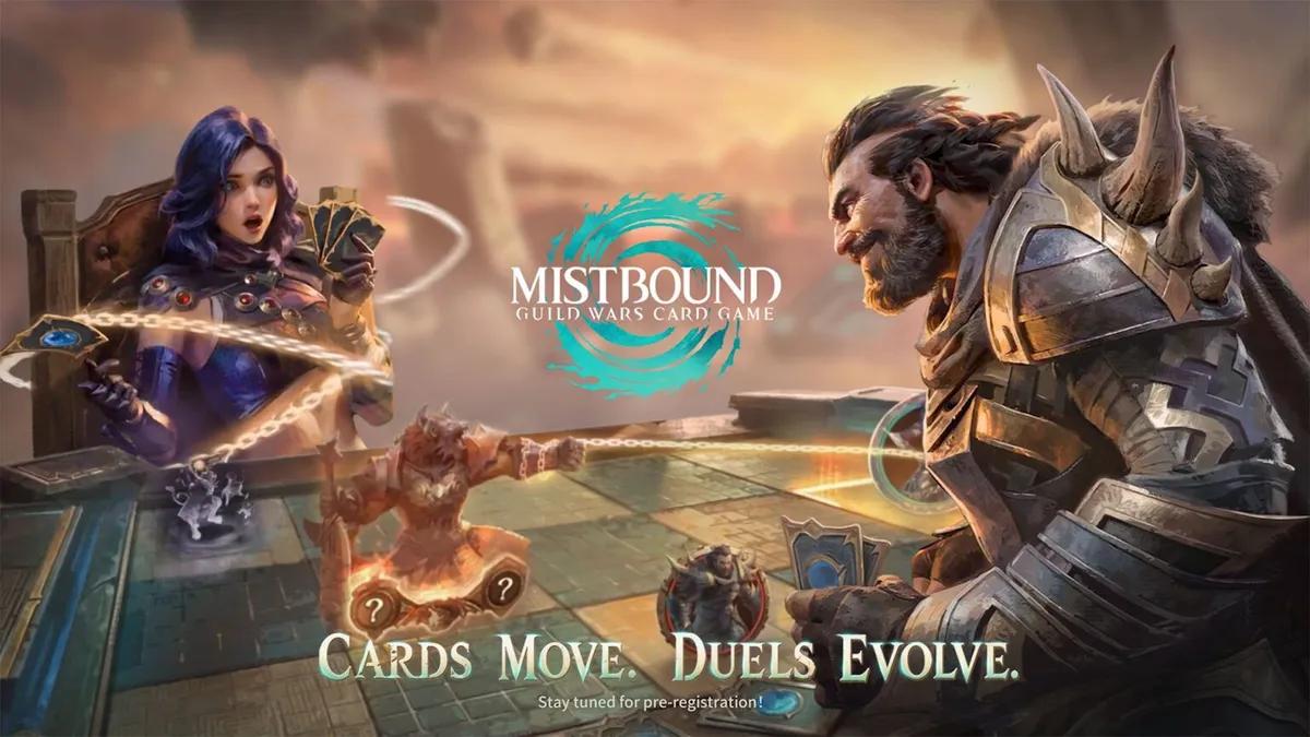 ArenaNet stellt MISTBOUND vor, ein neues Guild Wars-Kartenspiel für Mobilgeräte und PC.