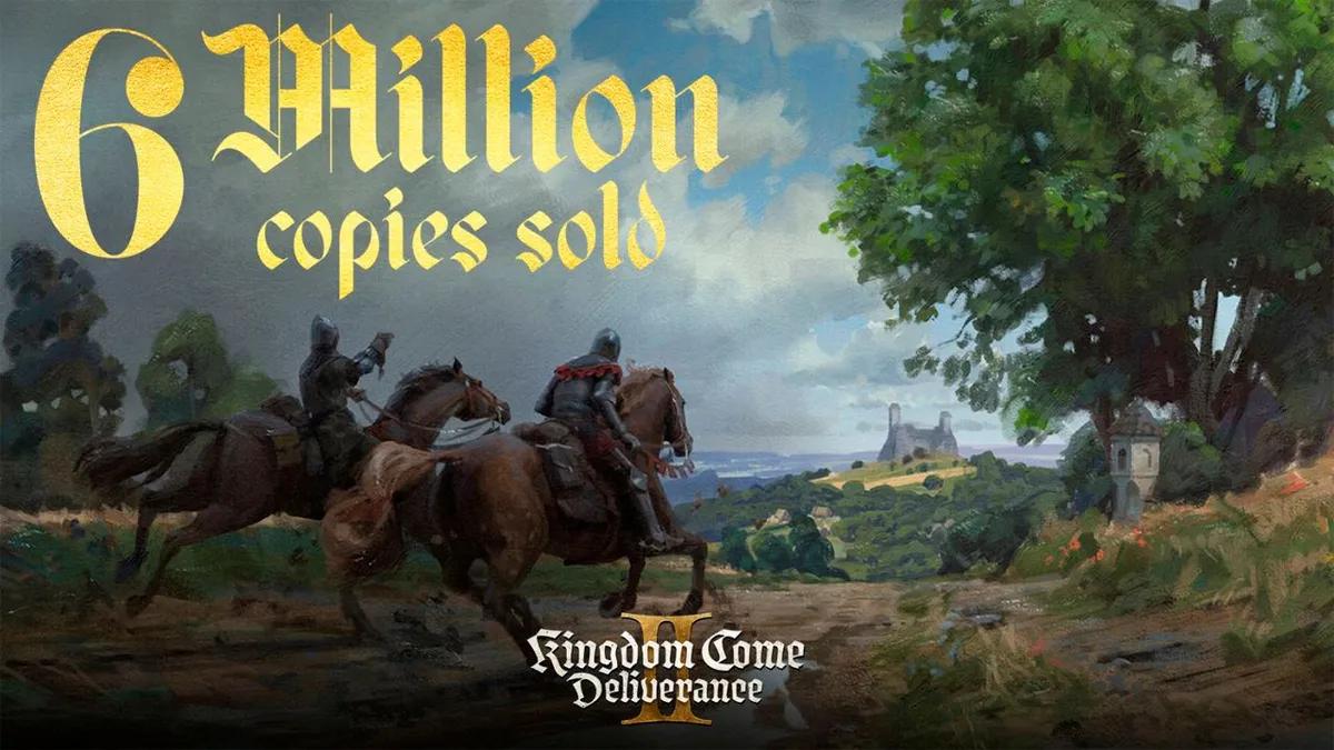Warhorse Studios gab bekannt, dass Kingdom Come: Deliverance 6 Millionen Mal verkauft wurde.