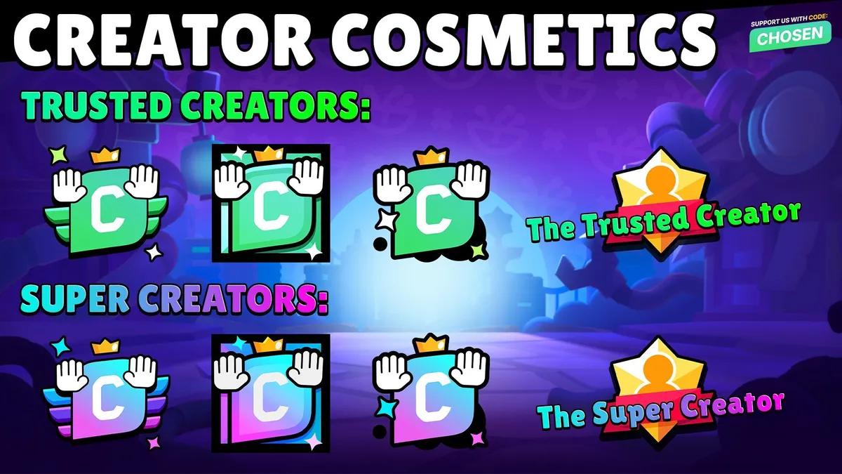 Brawl Stars Update 68 fügt Creator-Abzeichen und neue kosmetische Gegenstände hinzu