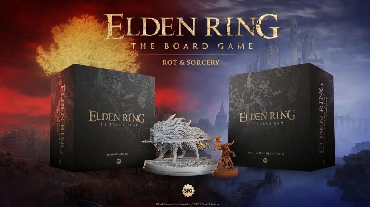 Die Brettspiel-Erweiterung „Rot & Sorcery“ zu „Elden Ring“ erscheint im Juli 2027 – genau zu dem Zeitpunkt, an dem Steamforged Personal abbaut und das Crowdfunding einstellt