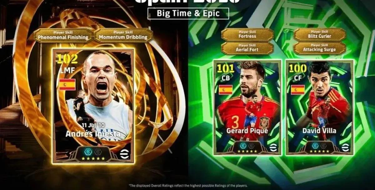 Das „eFootball 2026“-Update enthält das „Spain 2010 Epic Pack“ und die Liga-Phase 13