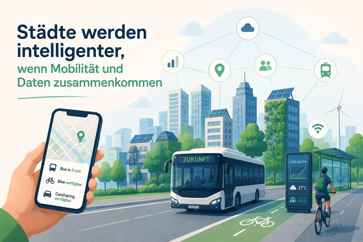 Städte werden intelligenter, wenn Mobilität und Daten zusammenkommen