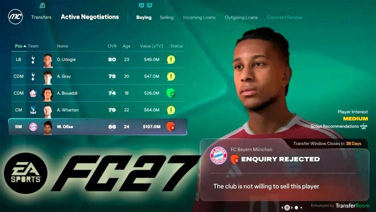 Electronic Arts hat neue Details und Verbesserungen zum Karrieremodus von EA Sports FC 27 enthüllt
