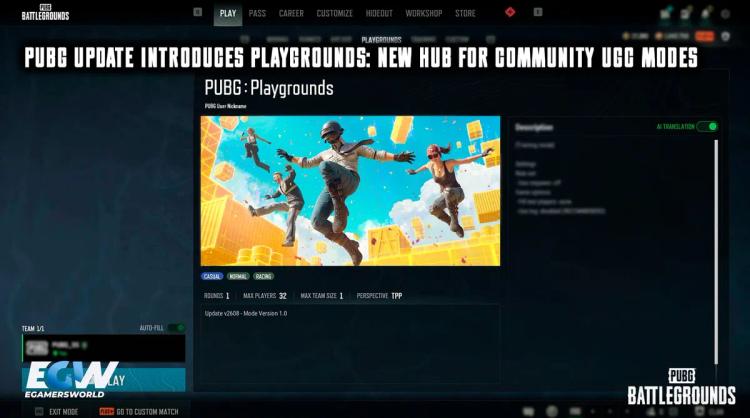 PUBG-Update führt „Playgrounds“ ein: Neuer Treffpunkt für von der Community erstellte Spielmodi