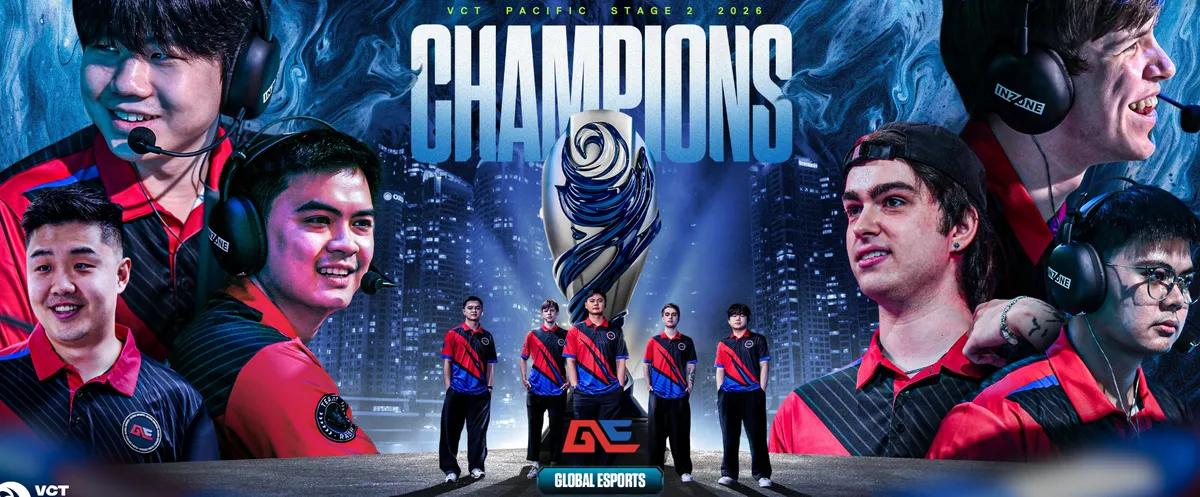 Global Esports wird Sieger der VCT 2026: Pacific Stage 2
