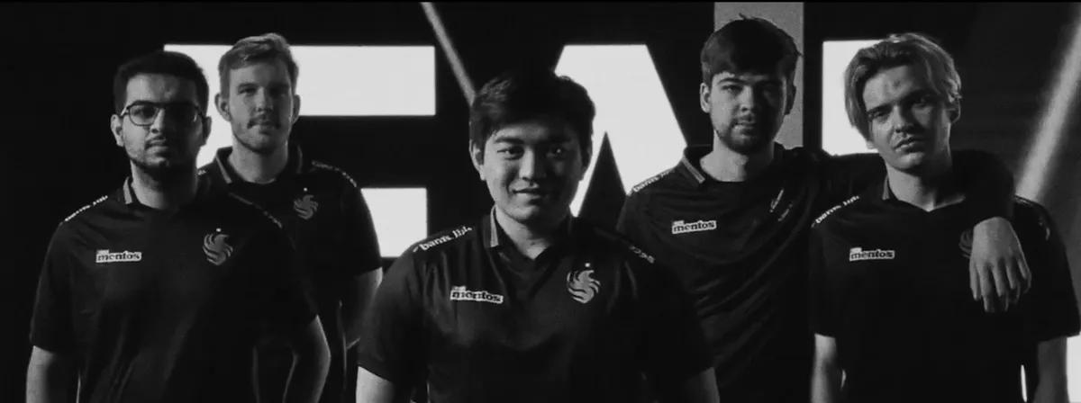 Das Team „Falcons“ verlässt Dota 2