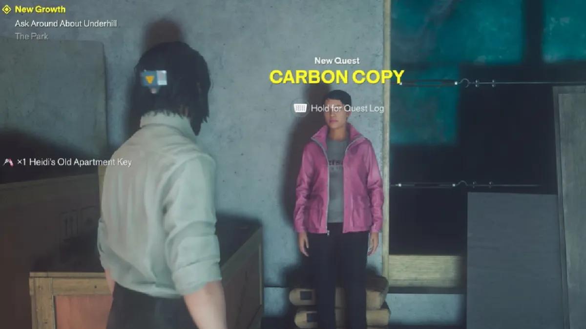 Komplettlösung zu Control Resonant Carbon Copy: Heidi, Hannah und der Weg zwischen