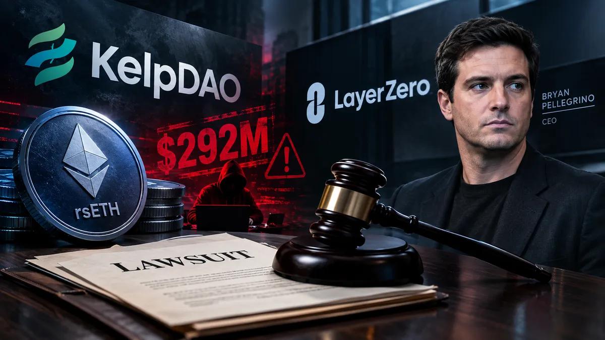 KelpDAO verklagt LayerZero und CEO Bryan Pellegrino wegen des rsETH-Hacks im Wert von 292 Millionen US-Dollar.