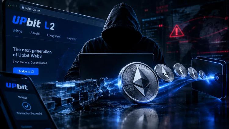 Betrüger bauten einen gefälschten Upbit L2-Account und stahlen ETH im Wert von 2 Millionen US-Dollar.