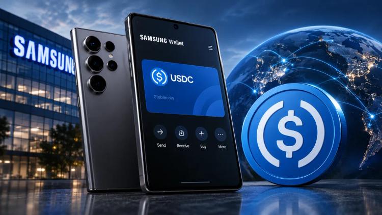 Samsung rüstet 82 Millionen Galaxy-Smartphones mit USDC aus