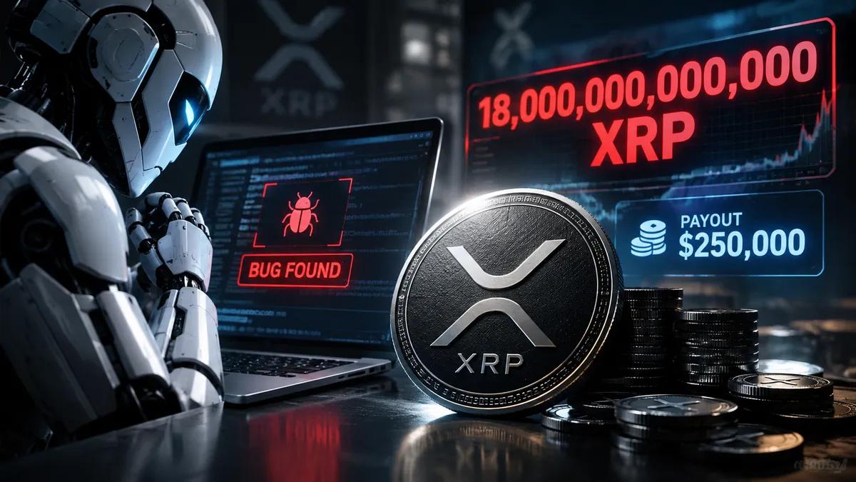 Eine KI hat einen Fehler entdeckt, durch den 18 Billionen XRP hätten geschaffen werden können. Die Prämie betrug 250.000 US-Dollar.