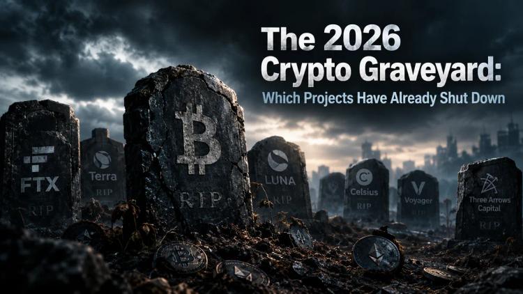 Der Krypto-Friedhof 2026: Welche Projekte wurden bereits eingestellt?