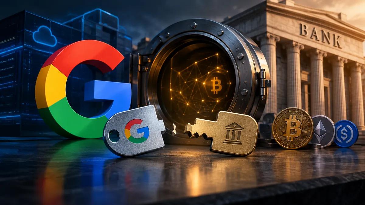 Google möchte der Tresor für Bank-Kryptowährungen werden.