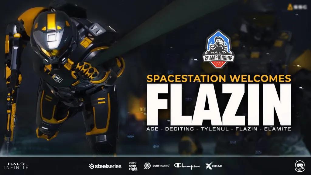 Flazin wurde der vierte Spieler Spacestation Gaming