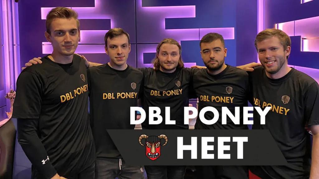 HEET wird die Liste von DBL PONEY unterschreiben