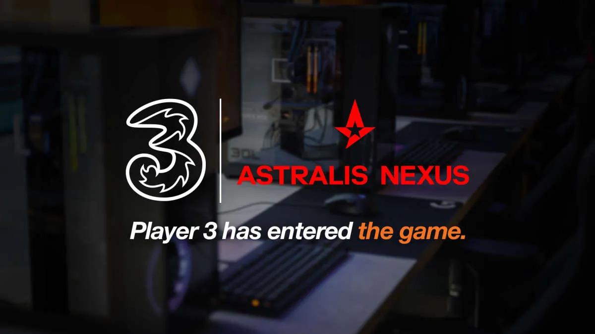 Astralis Partner mit 3 (Three)