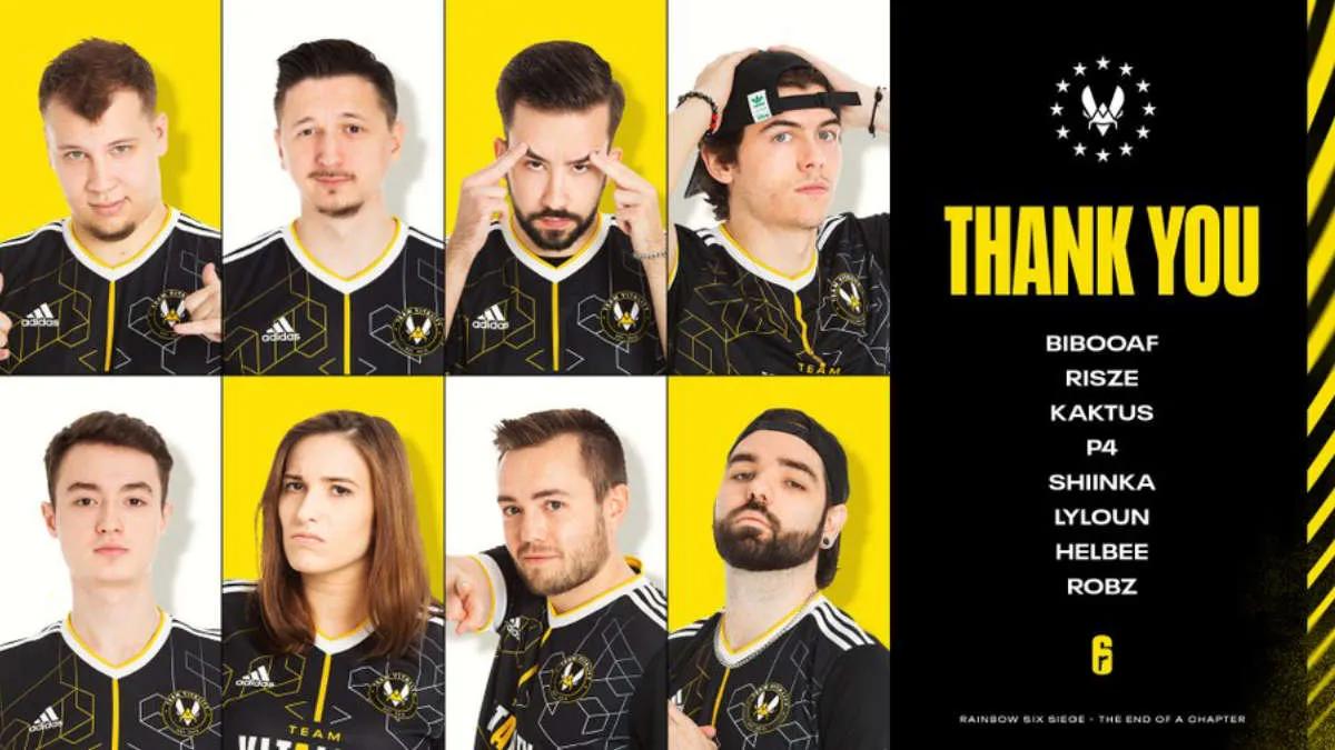 Team Vitality verlässt Rainbow Six