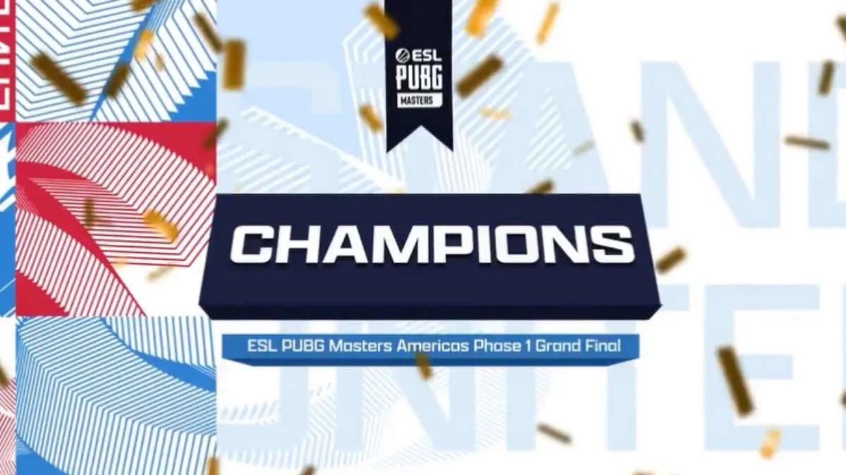 eUnited wurde der Gewinner ESL PUBG Masters: Americas Phase 1