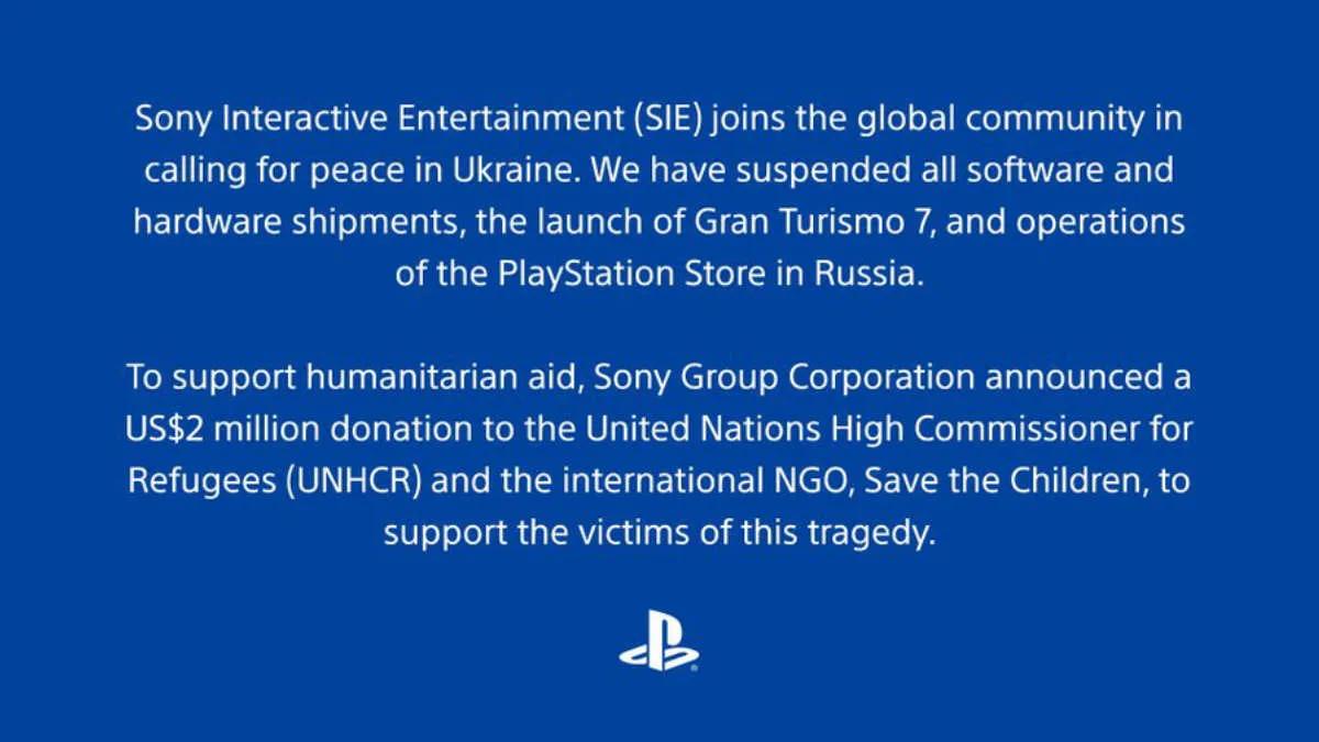 Sony setzt Lieferungen und Betrieb von PlayStation Store in Russland aus